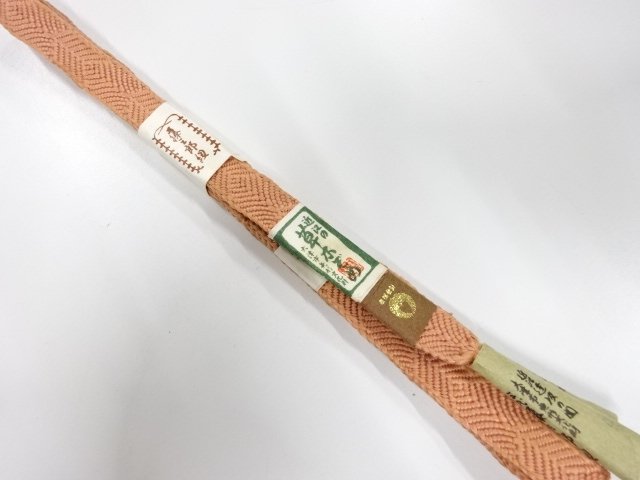 未使用品　正絹　手組帯締め